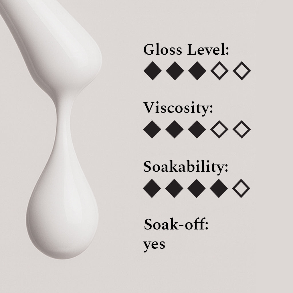 Color Top Gel #001 Misty White, 12 ml.
