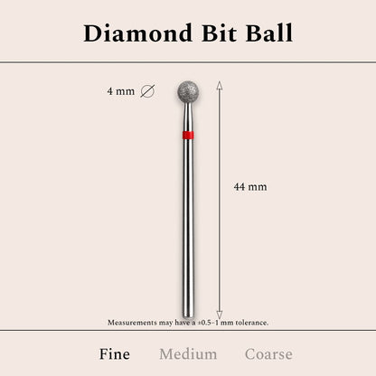 Diamond Bit Ball Fine 4 mm