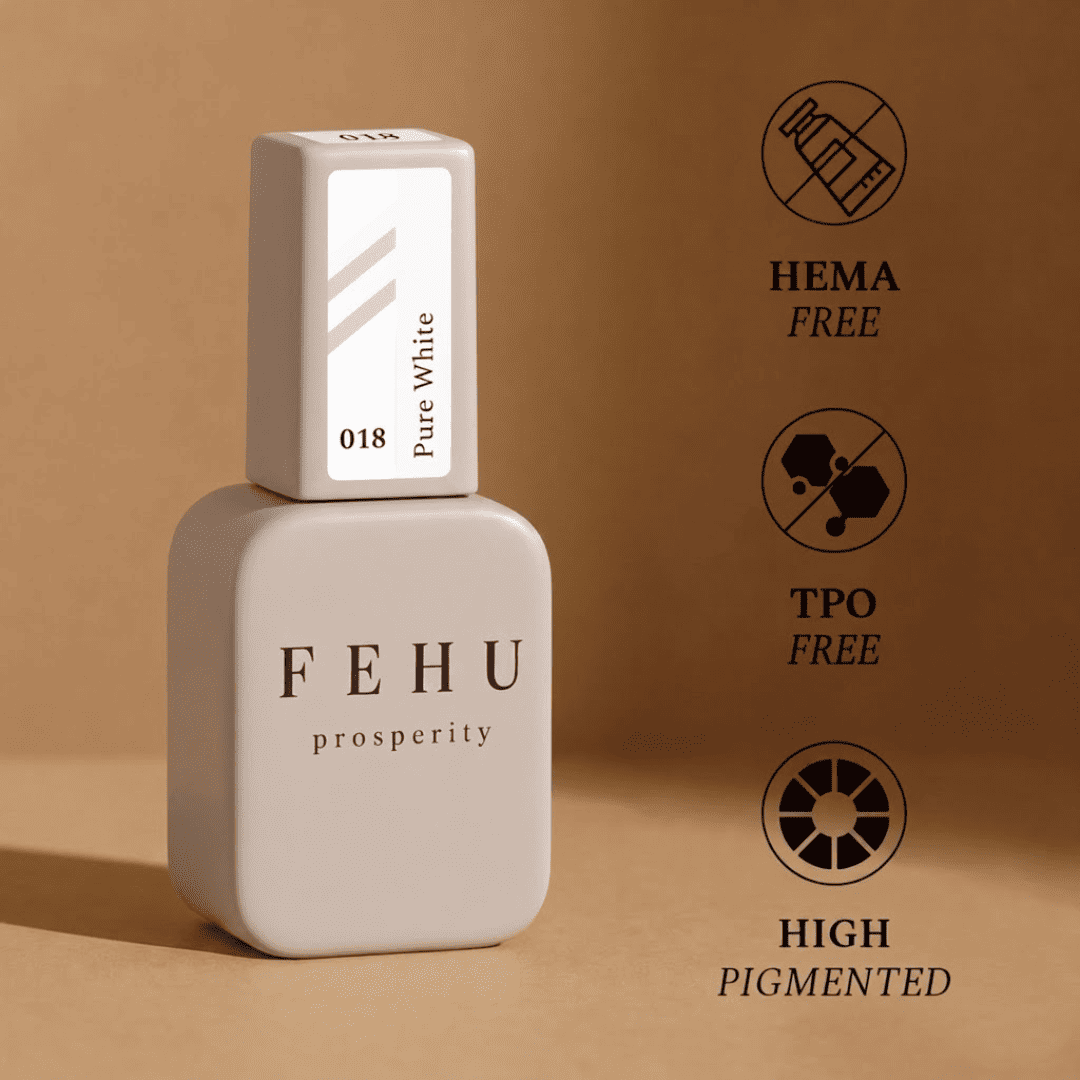 Gel Lack – Professionell #018 Pure White, 12 ml.