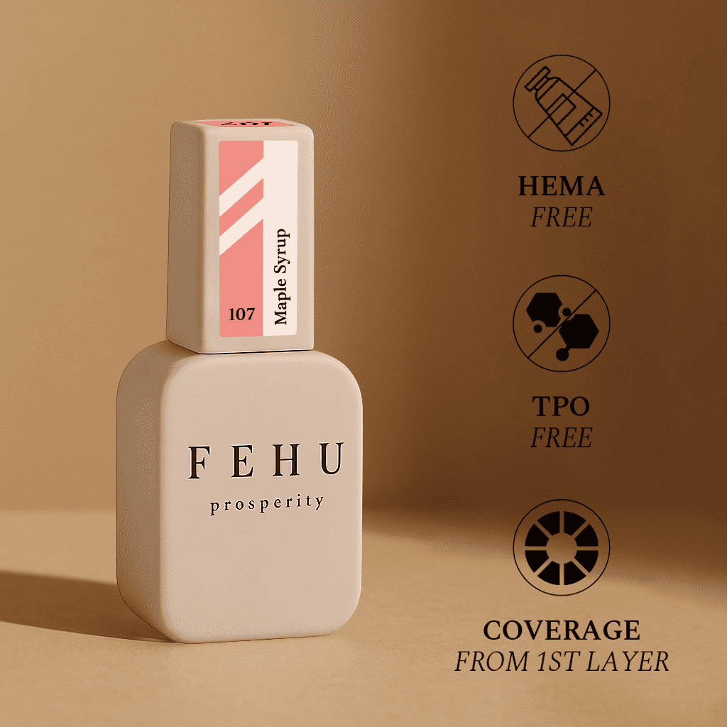 Gel Polish #107 Maple Syrup, 12 ml.