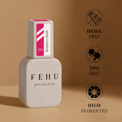 Gel Polish #215 Raspberry Bomb, 12 ml.