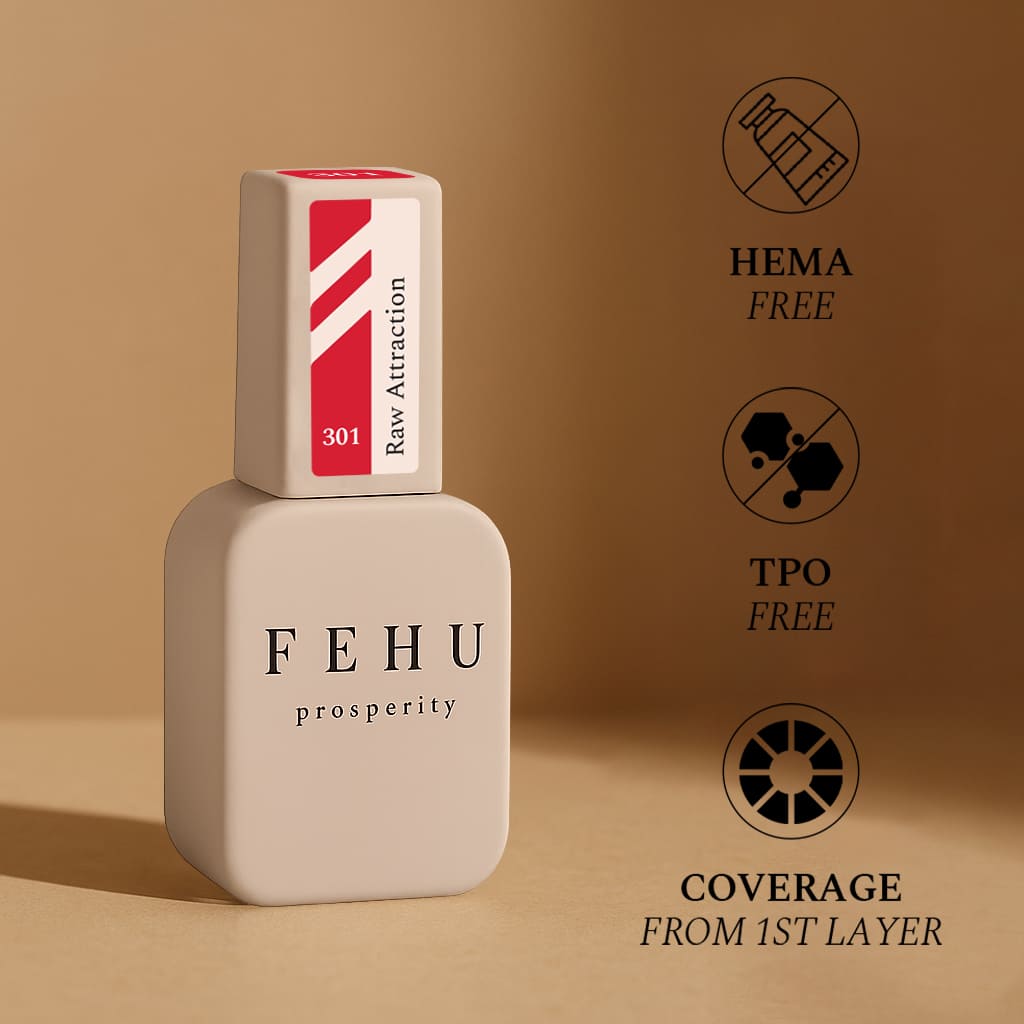 Gel Polish #301 Raw Attraction, 12 ml.
