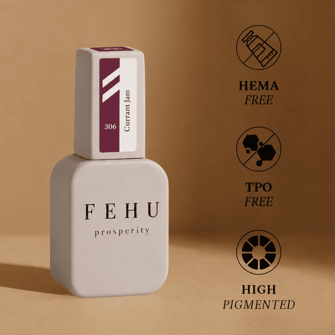 Gel Polish #306 Currant Jam, 12 ml.