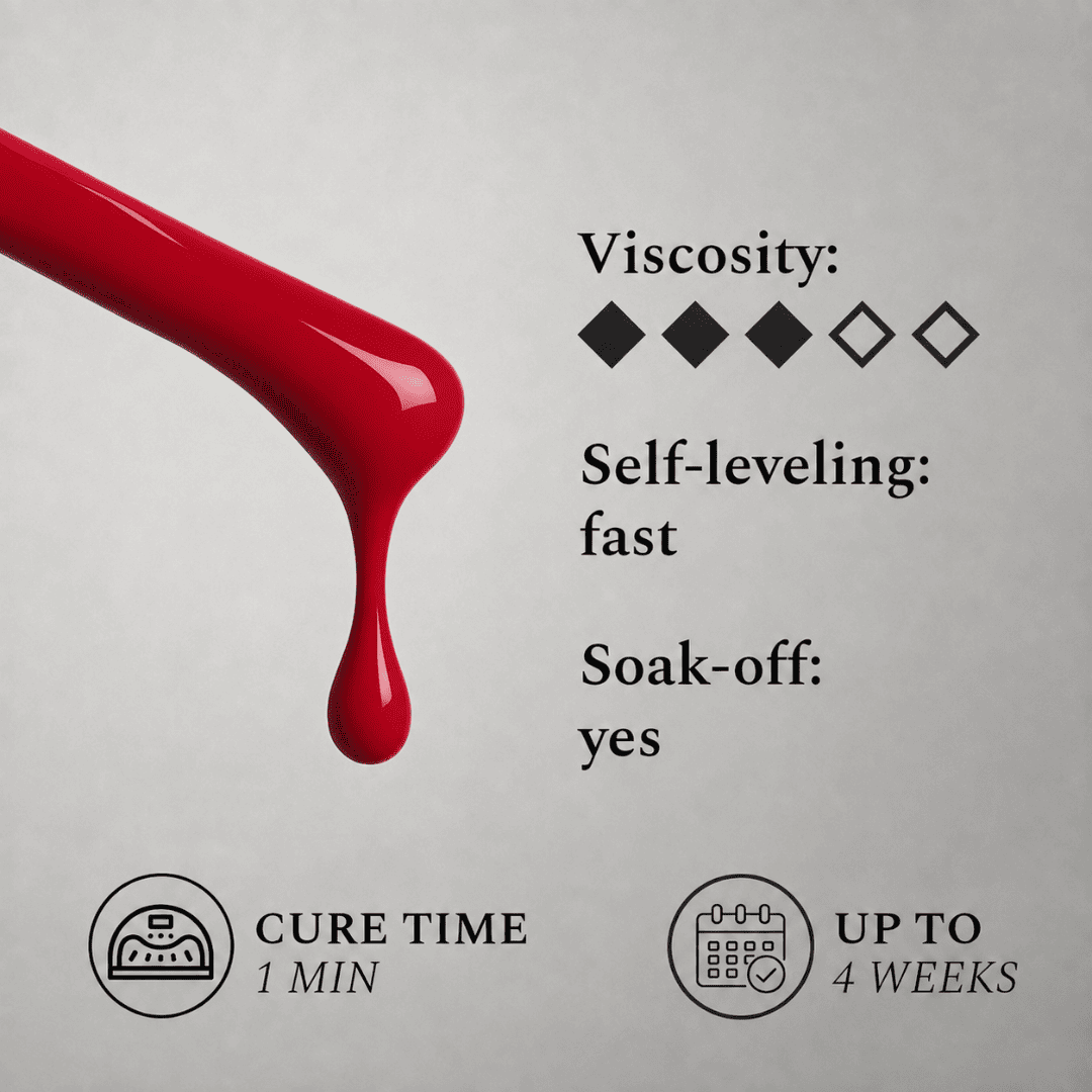 Gel Polish #313 A Study in Scarlet, 12 ml.