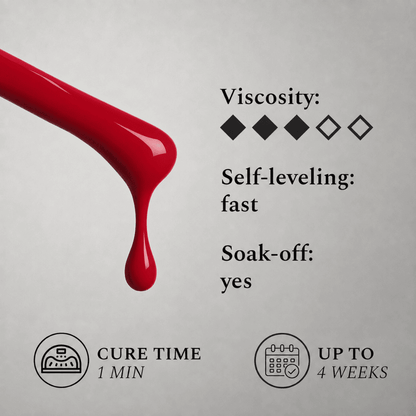 Gel Polish #313 A Study in Scarlet, 12 ml.