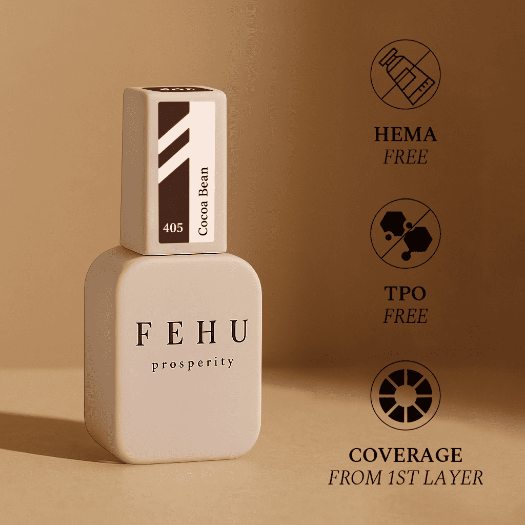Gel Polish #405 Cocoa Bean, 12 ml.