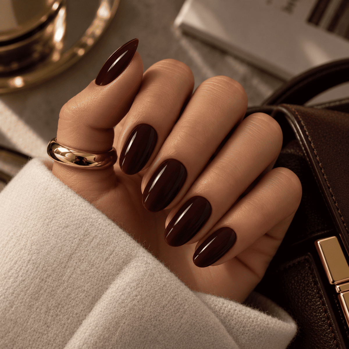 Gel Polish #405 Cocoa Bean, 12 ml.
