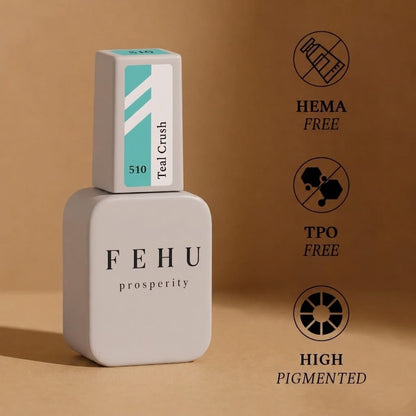 Gel Polish #510 Teal Crush, 12 ml.