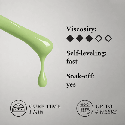 Gel Polish #604 Sour Apple, 12 ml.