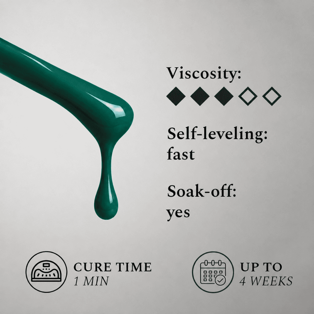 Gel Lack – Professionell #510 Teal Crush, 12 ml.