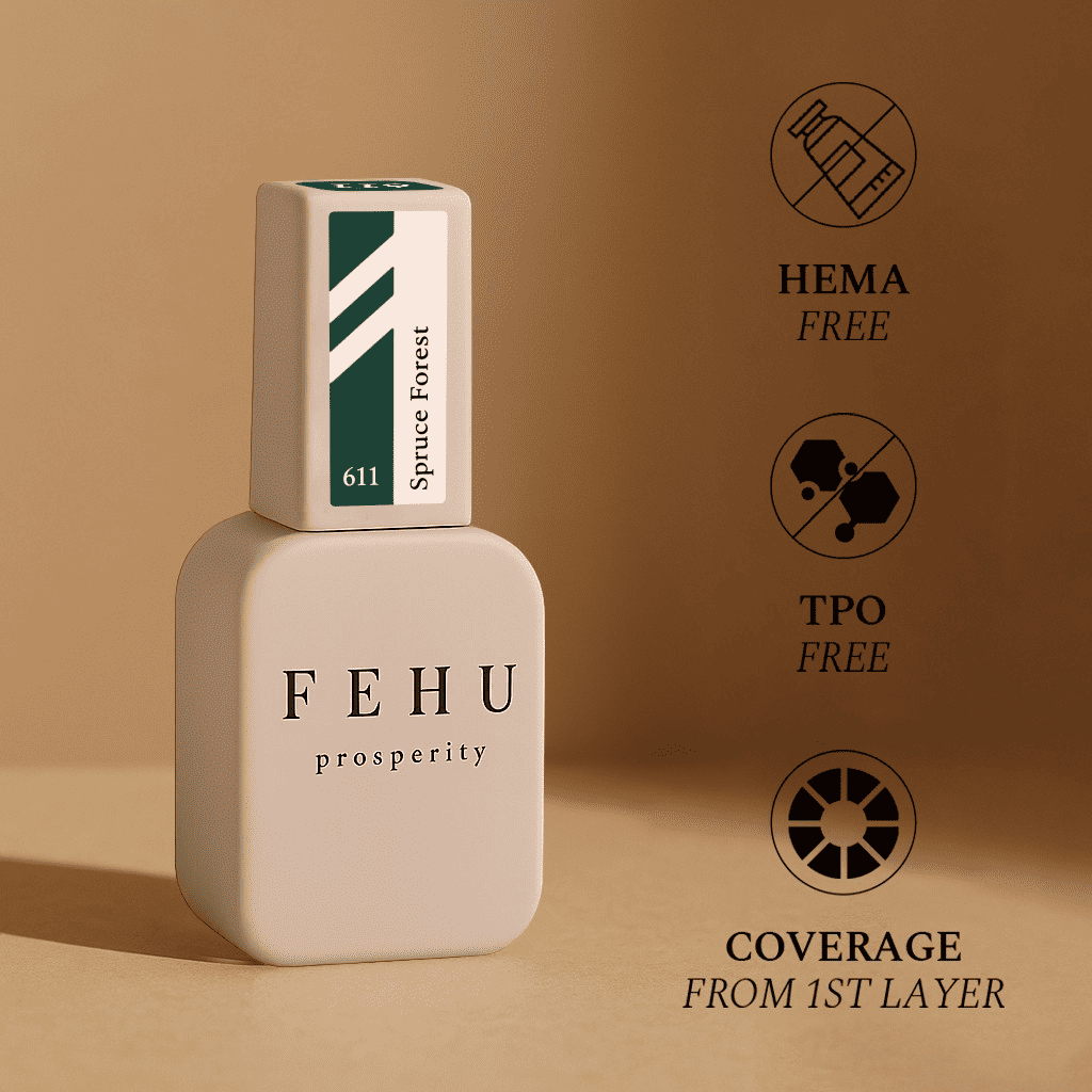 Gel Polish #611 Spruce Forest, 12 ml.