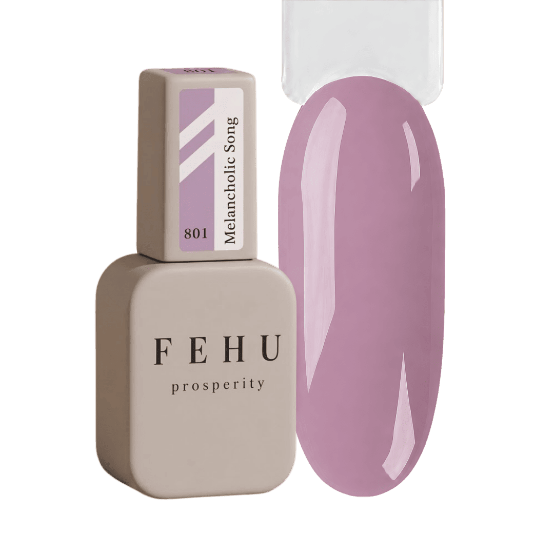 Gel Polish #801 Melancholic Song, 12 ml.