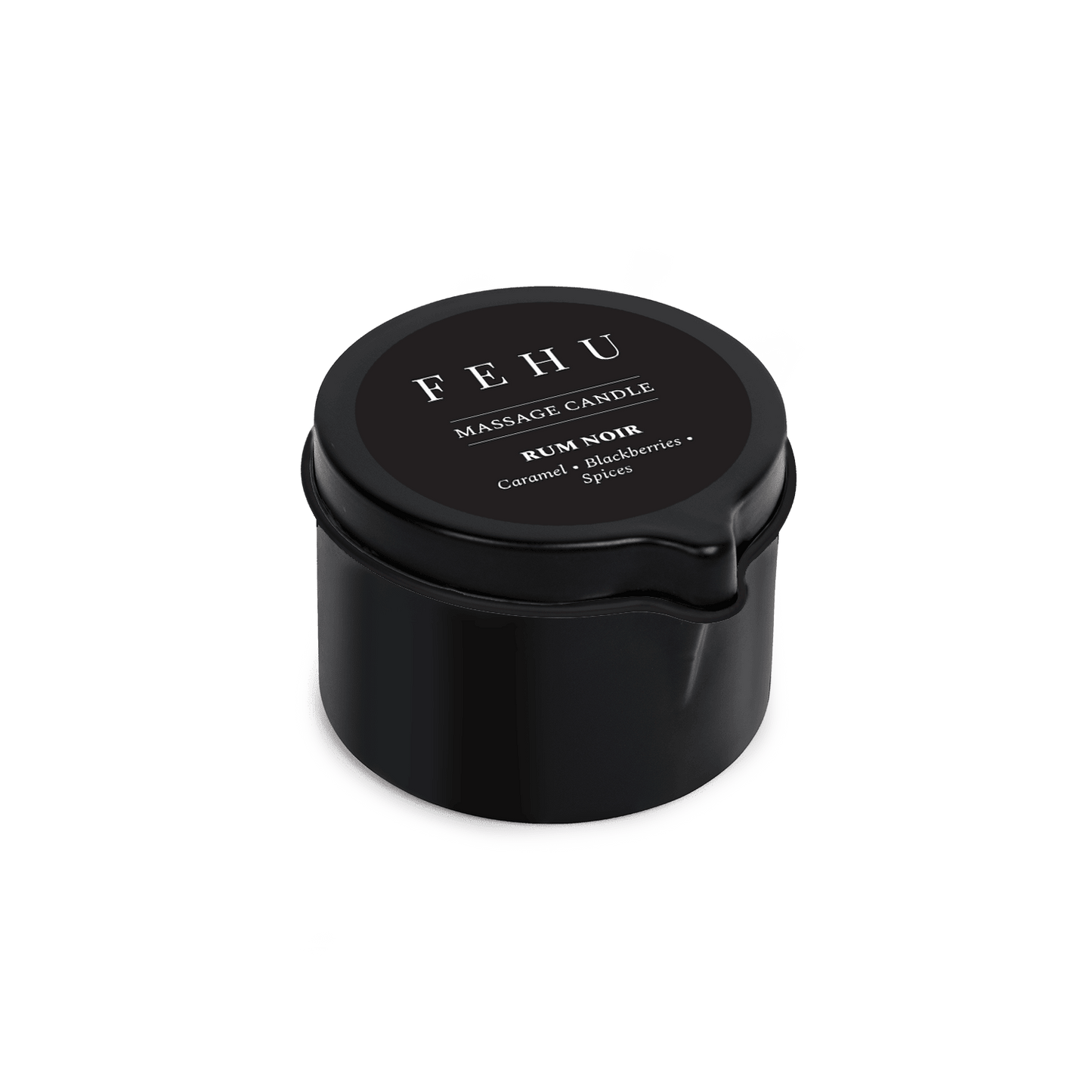 Massage Candle Rum Noir, 30 g.