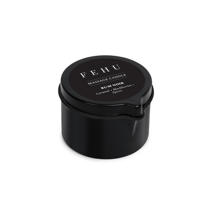 Massage Candle Rum Noir, 30 g.