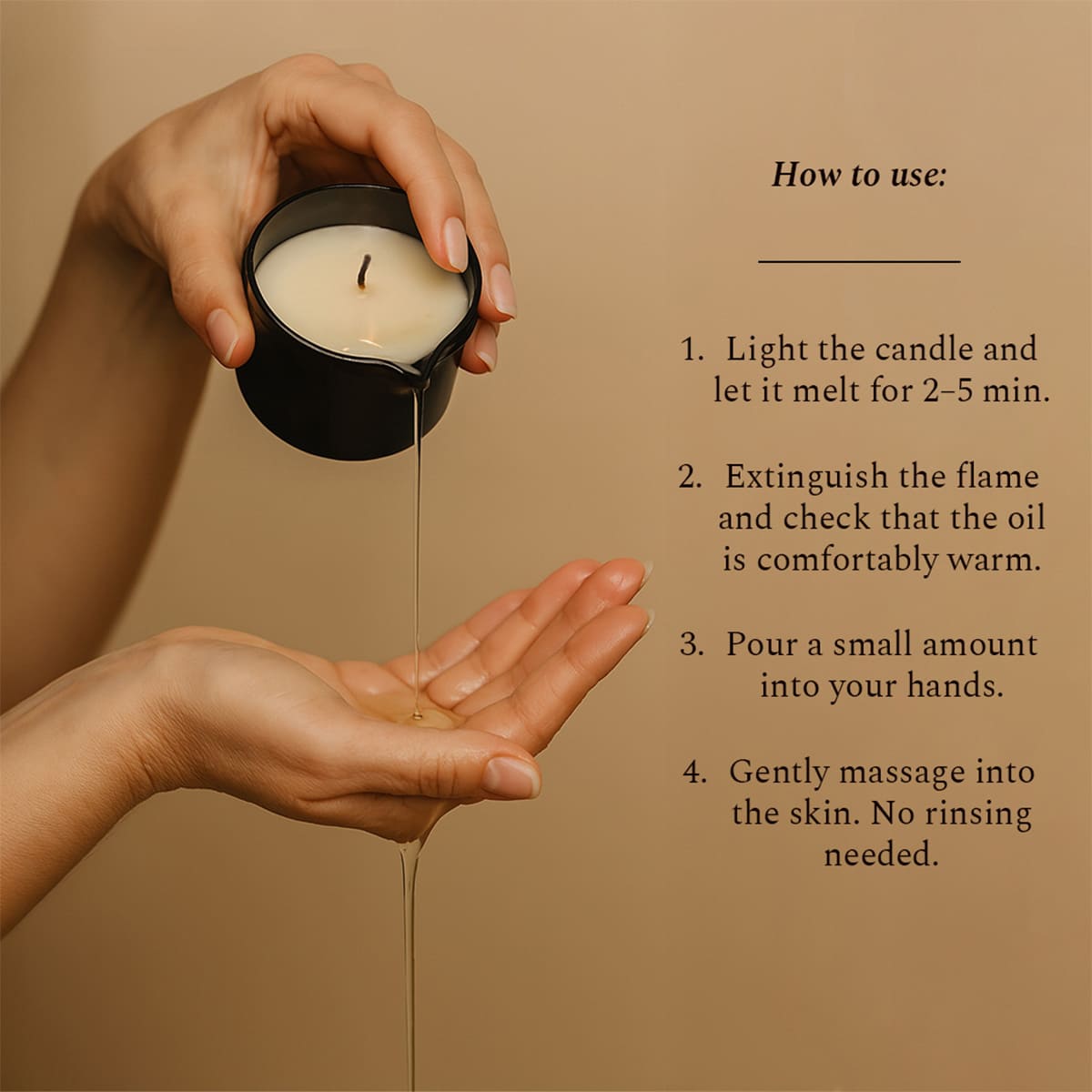 Massage Candle Wishes & Crumble, 30 g.