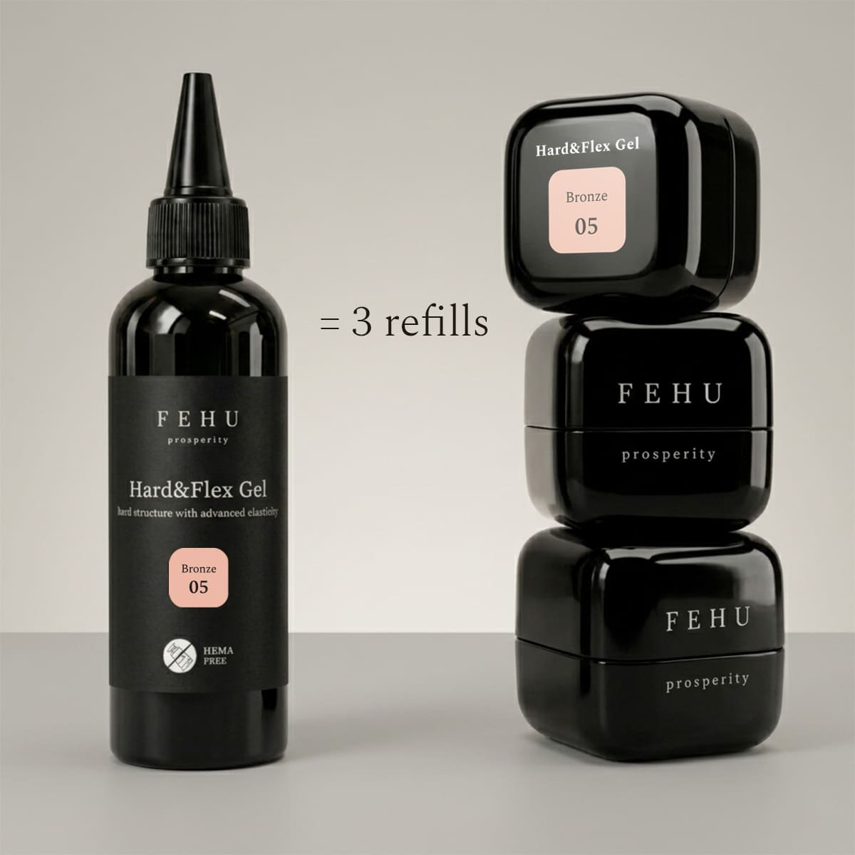 Hard & Flex Gel #05 Bronze, 100 g.