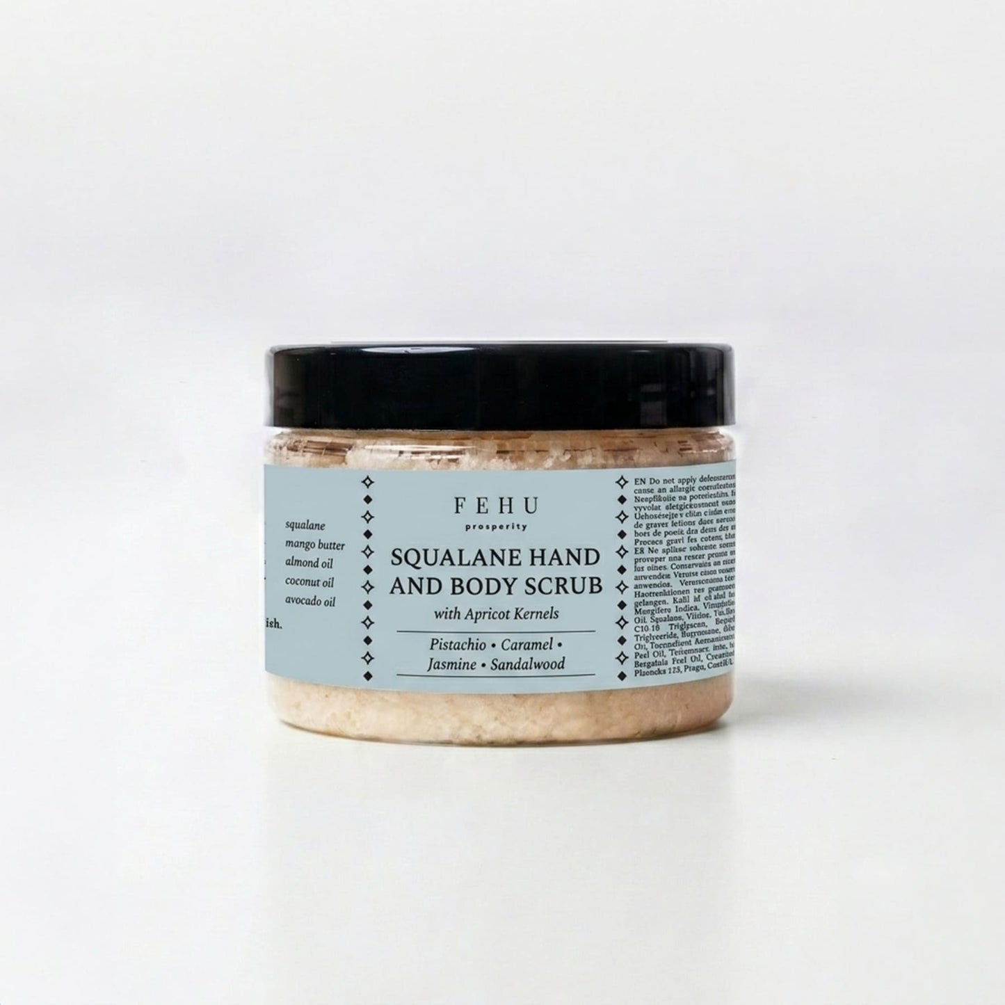 Squalane Hand and Body Scrub, 150 g.